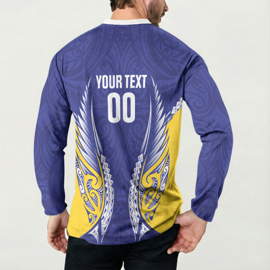 Otago 2026 Rugby Custom Button Sweatshirt NZ Maori Silver Fern