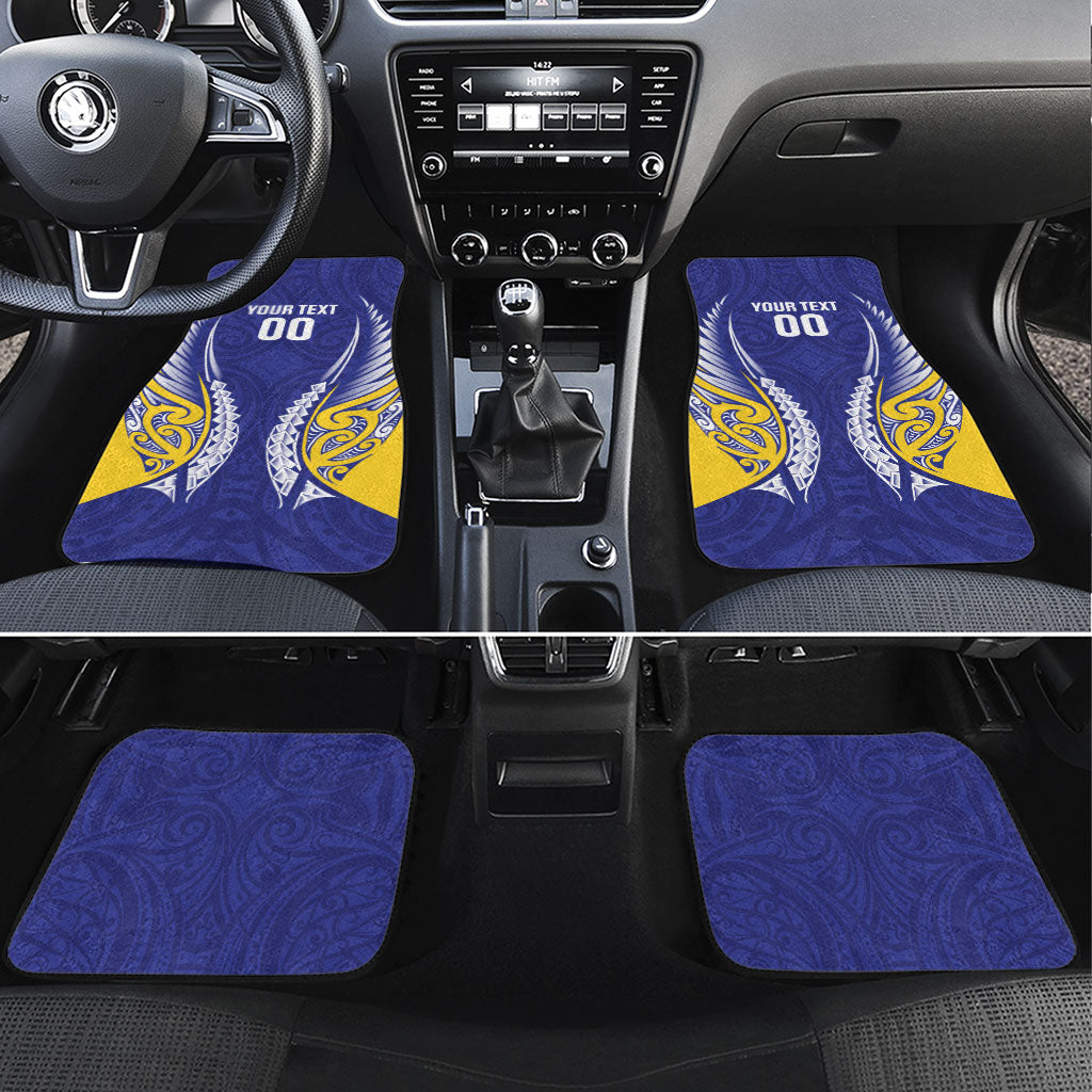 Otago 2026 Rugby Custom Car Mats NZ Maori Silver Fern