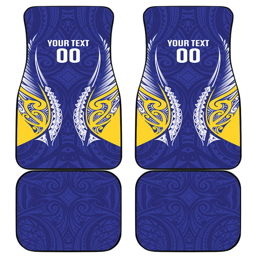 Otago 2026 Rugby Custom Car Mats NZ Maori Silver Fern