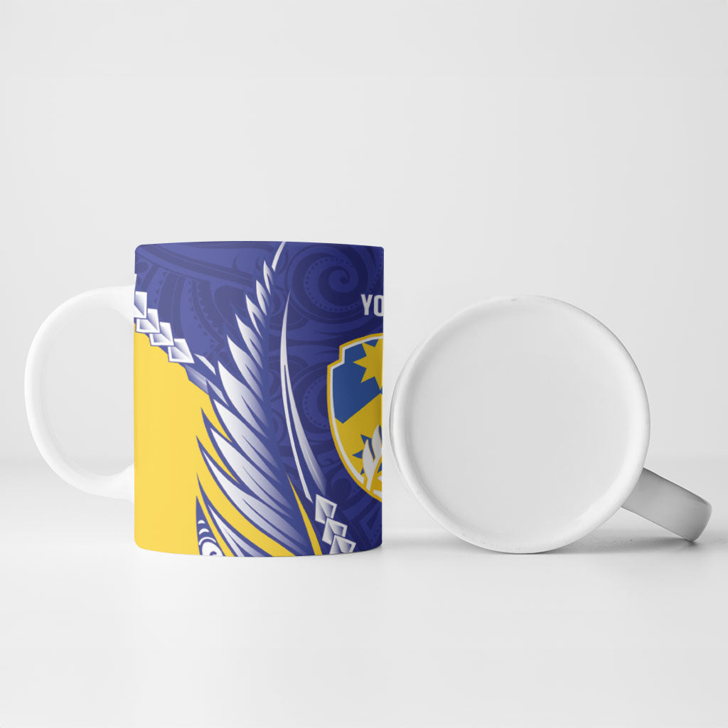 Otago 2026 Rugby Custom Ceramic Mug NZ Maori Silver Fern