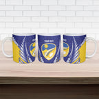 Otago 2026 Rugby Custom Ceramic Mug NZ Maori Silver Fern