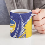 Otago 2026 Rugby Custom Ceramic Mug NZ Maori Silver Fern