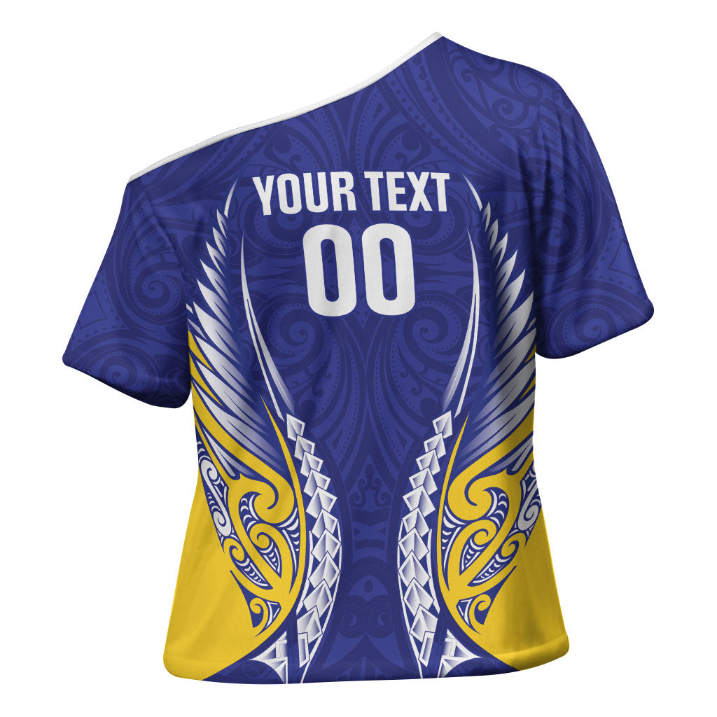 Otago 2026 Rugby Custom Cross Shoulder Shirt NZ Maori Silver Fern