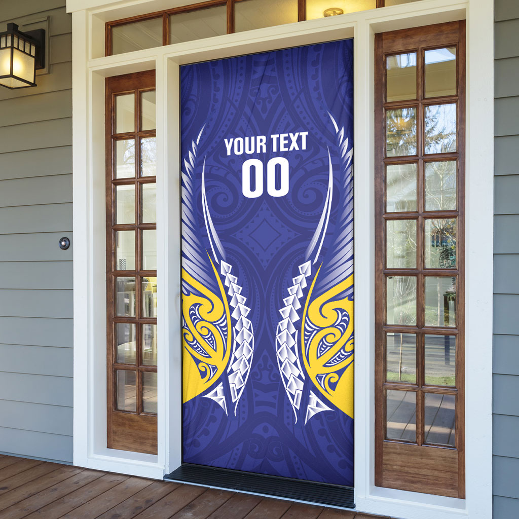 Otago 2026 Rugby Custom Door Cover NZ Maori Silver Fern