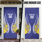 Otago 2026 Rugby Custom Door Cover NZ Maori Silver Fern