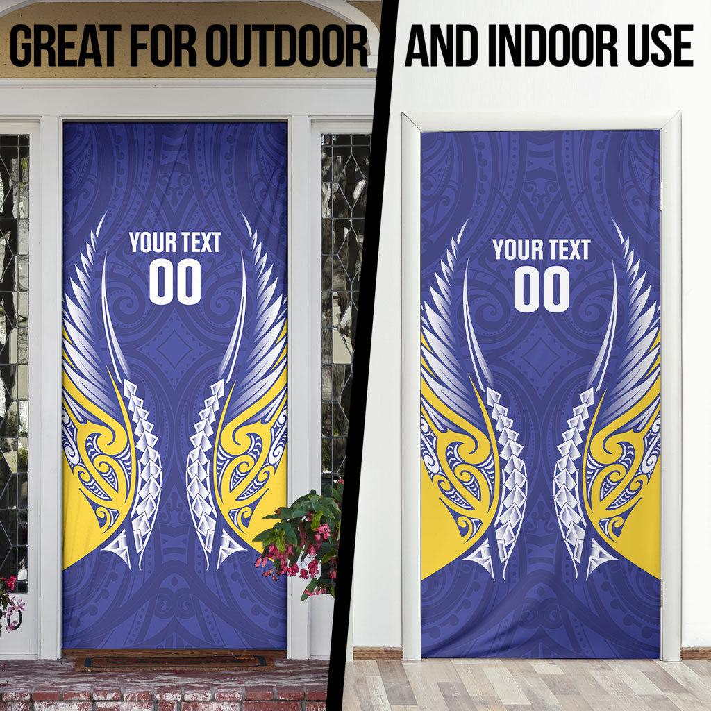 Otago 2026 Rugby Custom Door Cover NZ Maori Silver Fern