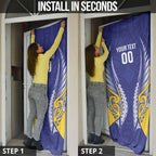 Otago 2026 Rugby Custom Door Cover NZ Maori Silver Fern