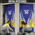 Otago 2026 Rugby Custom Door Cover NZ Maori Silver Fern