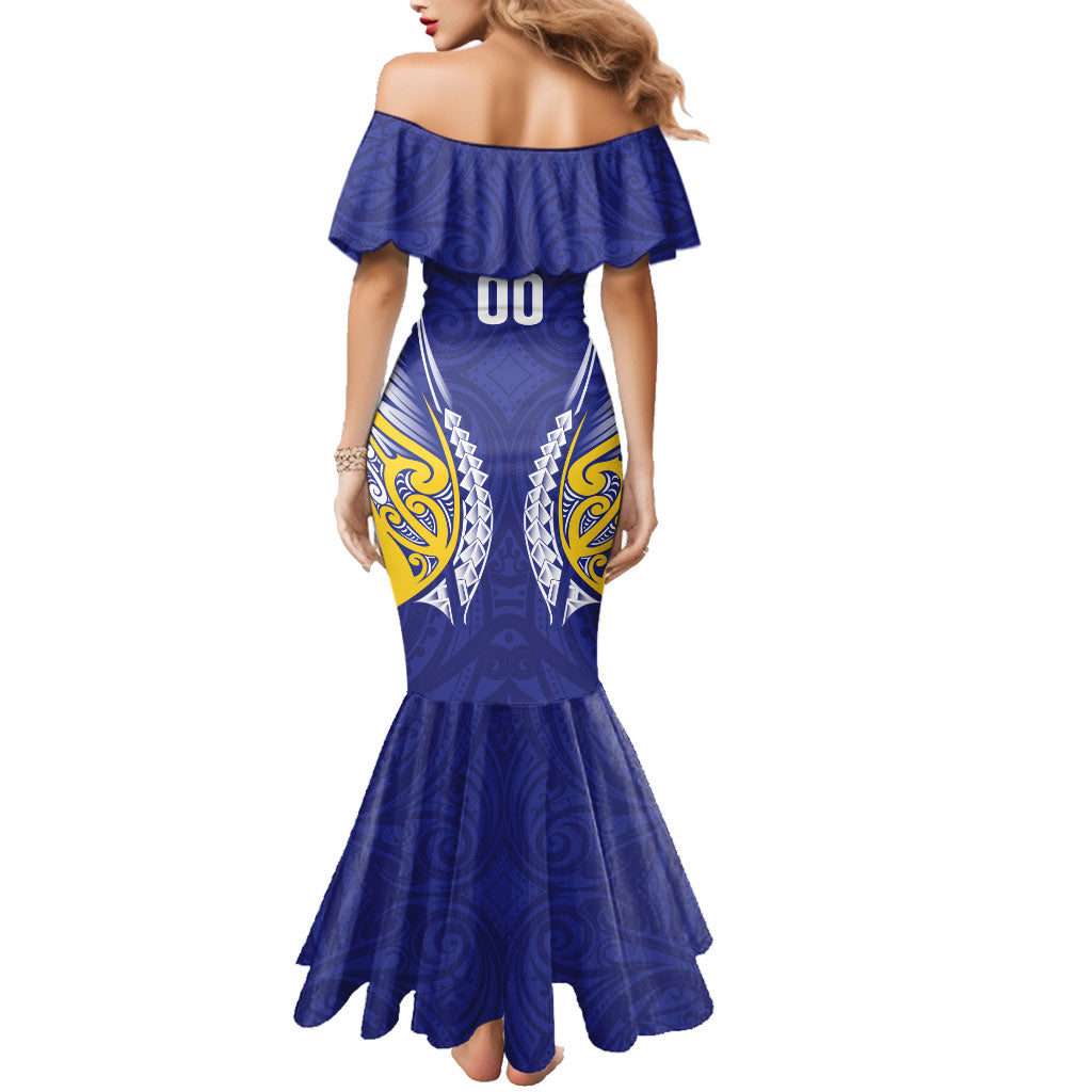 Otago 2026 Rugby Custom Family Matching Mermaid Dress and Hawaiian Shirt NZ Maori Silver Fern