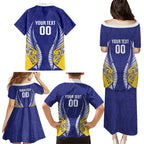 Otago 2026 Rugby Custom Family Matching Puletasi and Hawaiian Shirt NZ Maori Silver Fern