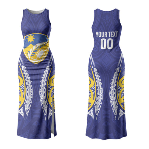 Otago 2026 Rugby Custom Family Matching Tank Maxi Dress and Hawaiian Shirt NZ Maori Silver Fern