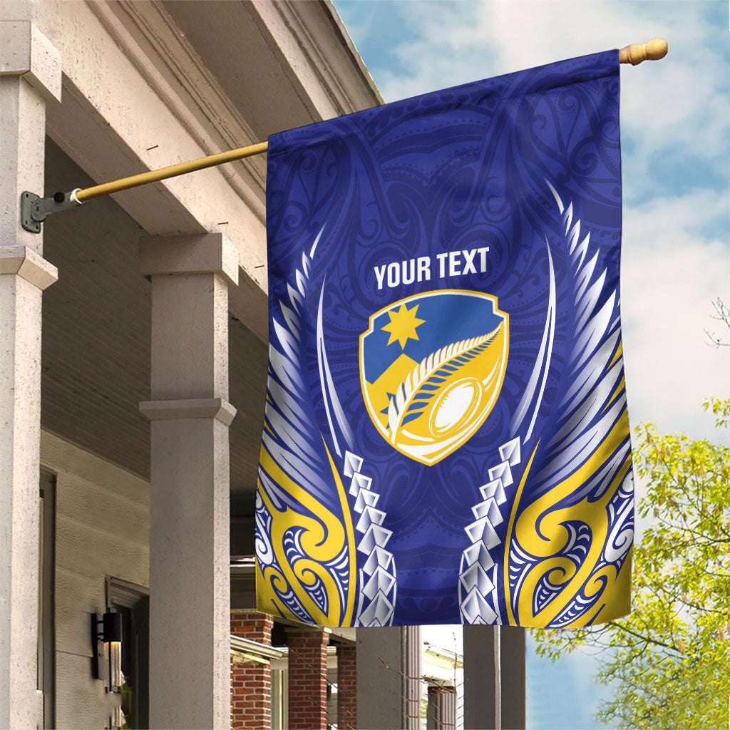 Otago 2026 Rugby Custom Garden Flag NZ Maori Silver Fern