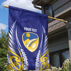 Otago 2026 Rugby Custom Garden Flag NZ Maori Silver Fern