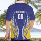 Otago 2026 Rugby Custom Hawaiian Shirt NZ Maori Silver Fern