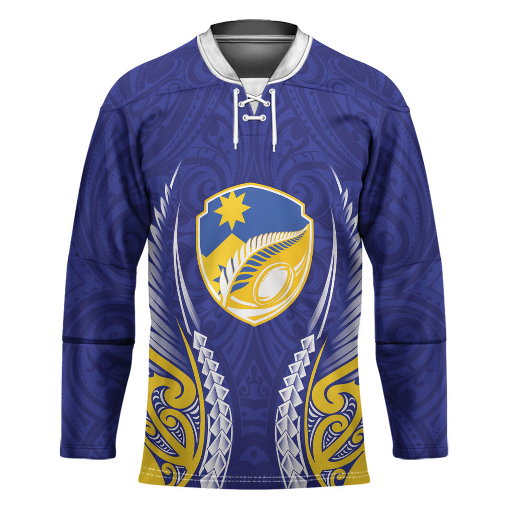 Otago 2026 Rugby Custom Hockey Jersey NZ Maori Silver Fern