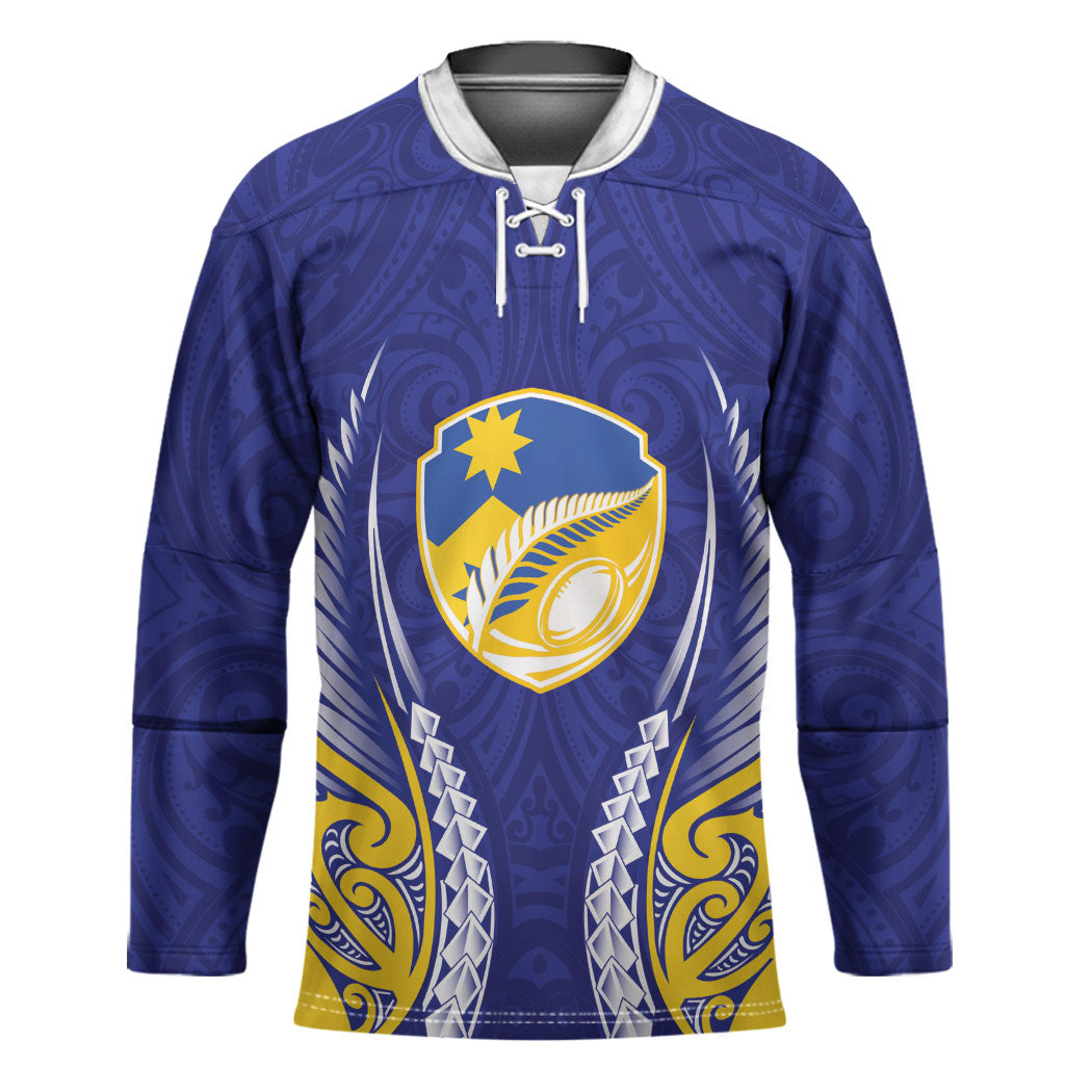 Otago 2026 Rugby Custom Hockey Jersey NZ Maori Silver Fern