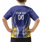 Otago 2026 Rugby Custom Kid Hawaiian Shirt NZ Maori Silver Fern LT14