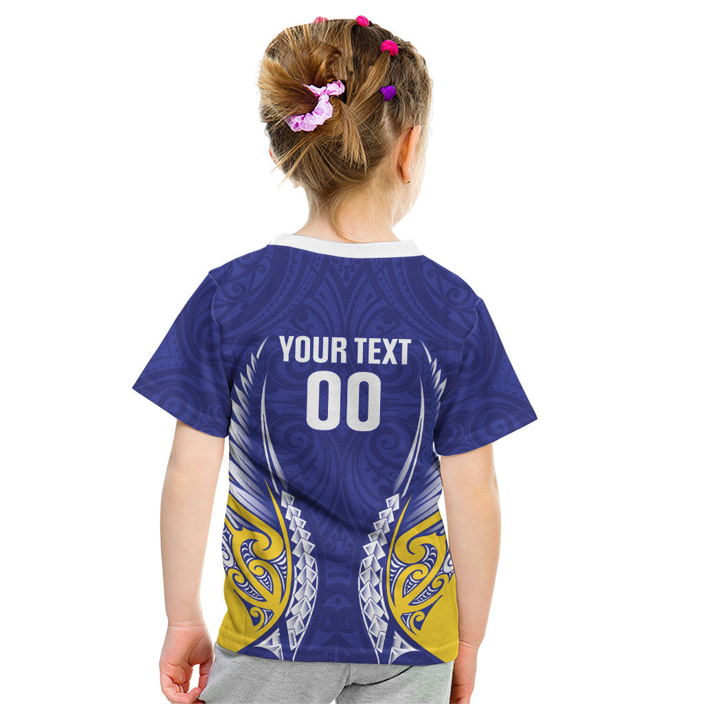 Otago 2026 Rugby Custom Kid T Shirt NZ Maori Silver Fern