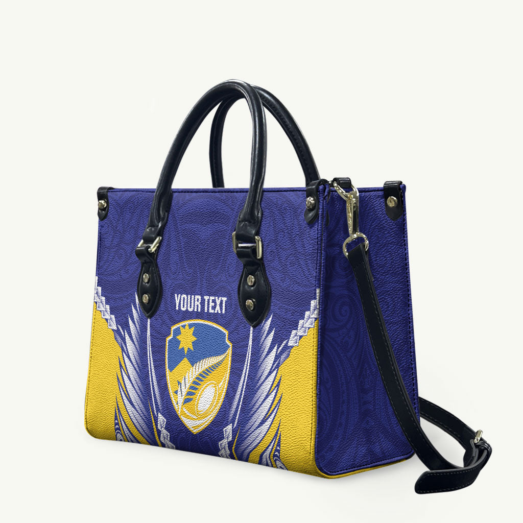 Otago 2026 Rugby Custom Leather Bag NZ Maori Silver Fern