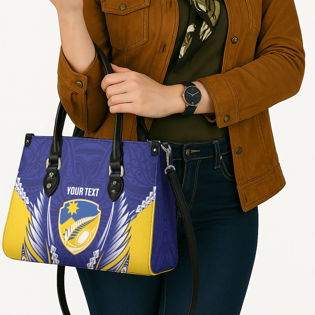 Otago 2026 Rugby Custom Leather Bag NZ Maori Silver Fern