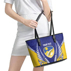 Otago 2026 Rugby Custom Leather Tote Bag NZ Maori Silver Fern