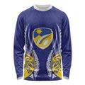 Otago 2026 Rugby Custom Long Sleeve Shirt NZ Maori Silver Fern