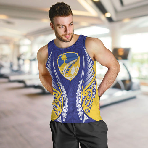 Otago 2026 Rugby Custom Men Tank Top NZ Maori Silver Fern