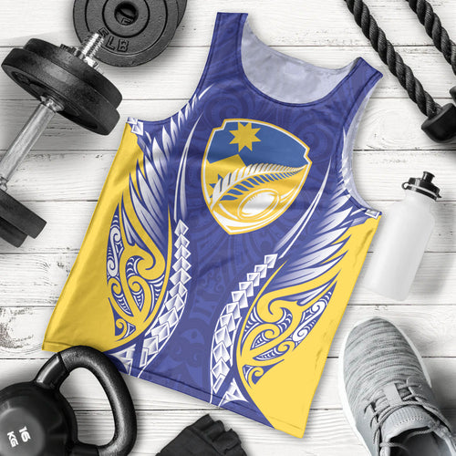 Otago 2026 Rugby Custom Men Tank Top NZ Maori Silver Fern