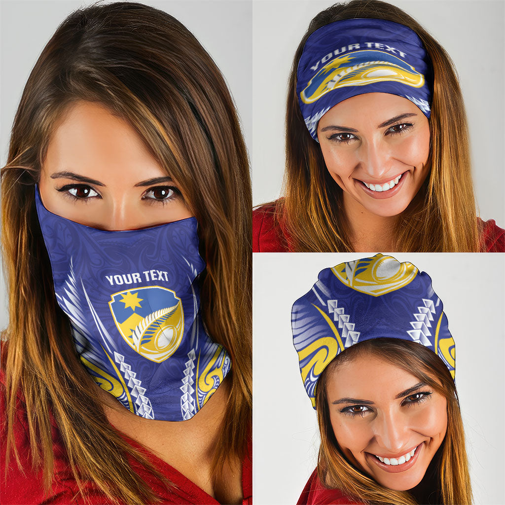 Otago 2026 Rugby Custom Neck Gaiter NZ Maori Silver Fern