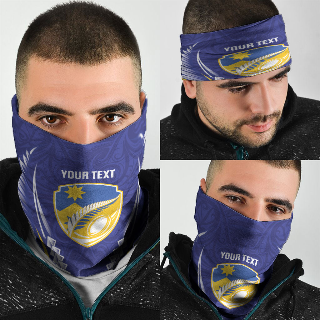 Otago 2026 Rugby Custom Neck Gaiter NZ Maori Silver Fern