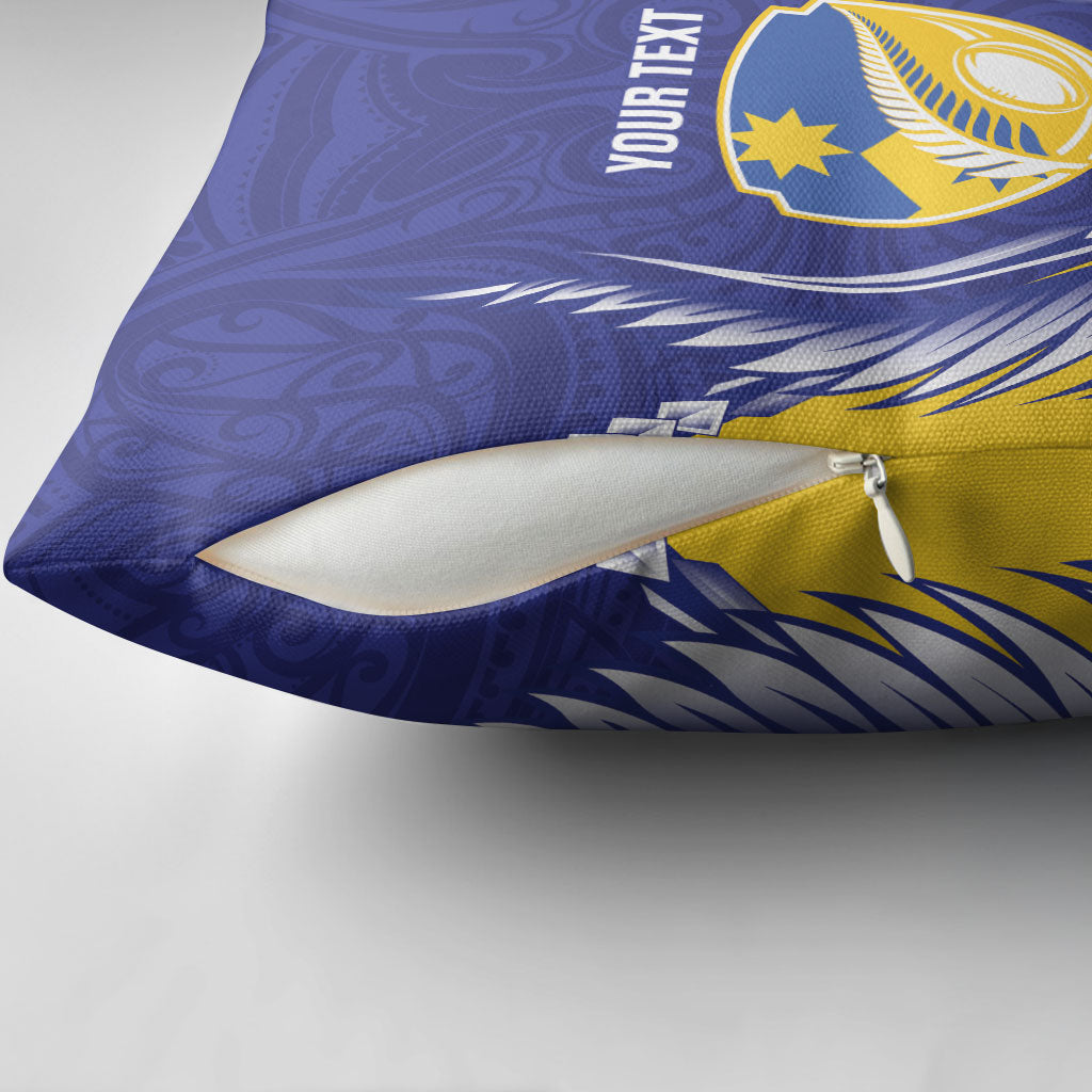 Otago 2026 Rugby Custom Pillow Cover NZ Maori Silver Fern