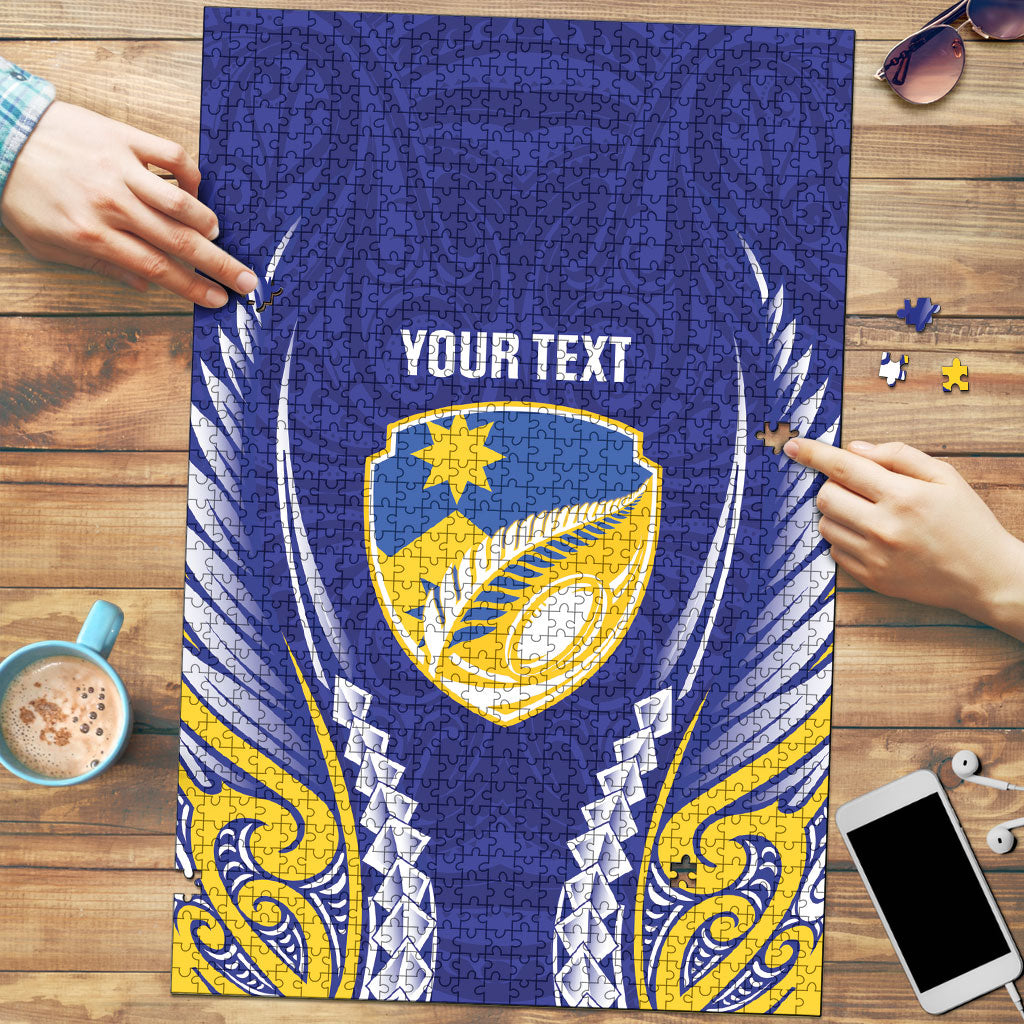 Otago 2026 Rugby Custom Puzzle NZ Maori Silver Fern