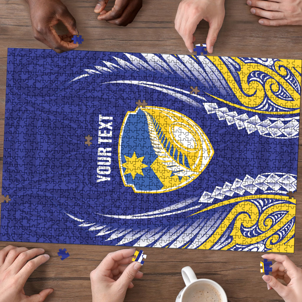 Otago 2026 Rugby Custom Puzzle NZ Maori Silver Fern
