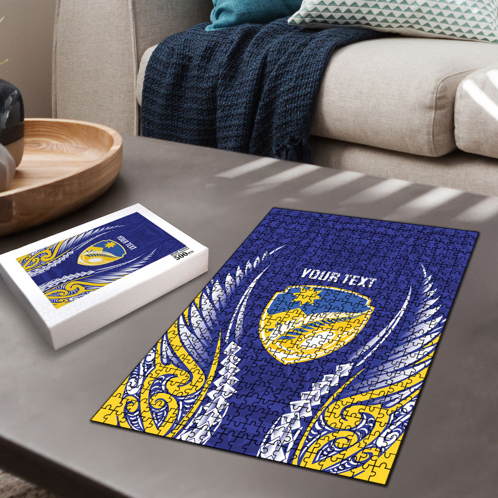Otago 2026 Rugby Custom Puzzle NZ Maori Silver Fern