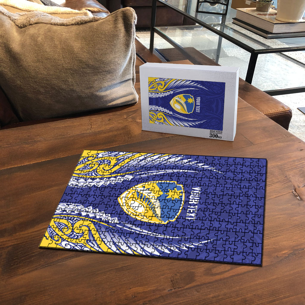 Otago 2026 Rugby Custom Puzzle NZ Maori Silver Fern