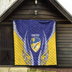 Otago 2026 Rugby Custom Quilt NZ Maori Silver Fern