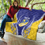 Otago 2026 Rugby Custom Quilt NZ Maori Silver Fern