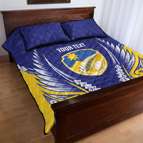 Otago 2026 Rugby Custom Quilt Bed Set NZ Maori Silver Fern