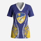 Otago 2026 Rugby Custom Scrub Top NZ Maori Silver Fern
