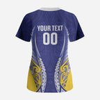 Otago 2026 Rugby Custom Scrub Top NZ Maori Silver Fern
