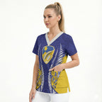Otago 2026 Rugby Custom Scrub Top NZ Maori Silver Fern