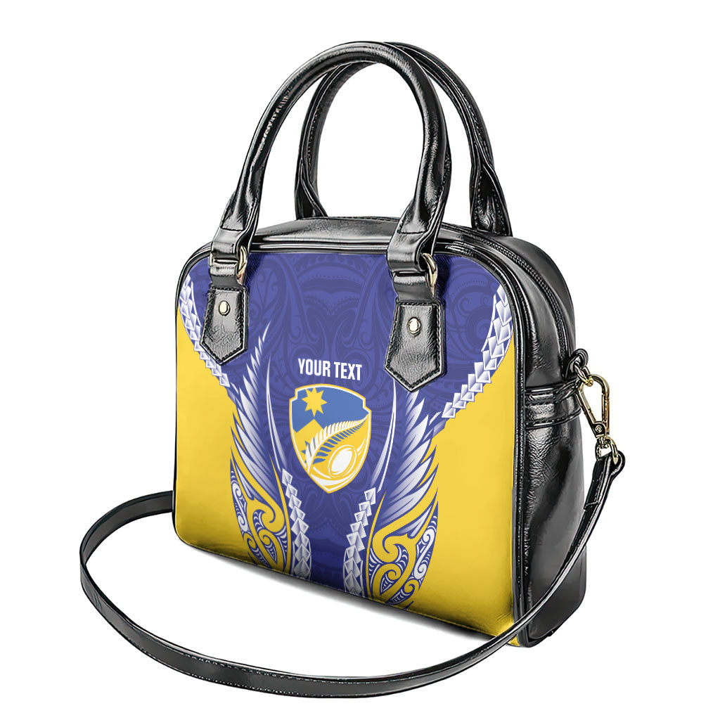 Otago 2026 Rugby Custom Shoulder Handbag NZ Maori Silver Fern