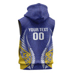 Otago 2026 Rugby Custom Sleeveless Hoodie NZ Maori Silver Fern