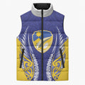 Otago 2026 Rugby Custom Sleeveless Puffer Jacket NZ Maori Silver Fern
