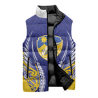 Otago 2026 Rugby Custom Sleeveless Puffer Jacket NZ Maori Silver Fern