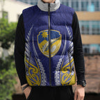 Otago 2026 Rugby Custom Sleeveless Puffer Jacket NZ Maori Silver Fern
