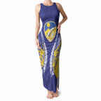 Otago 2026 Rugby Custom Tank Maxi Dress NZ Maori Silver Fern
