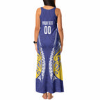 Otago 2026 Rugby Custom Tank Maxi Dress NZ Maori Silver Fern