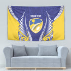 Otago 2026 Rugby Custom Tapestry NZ Maori Silver Fern