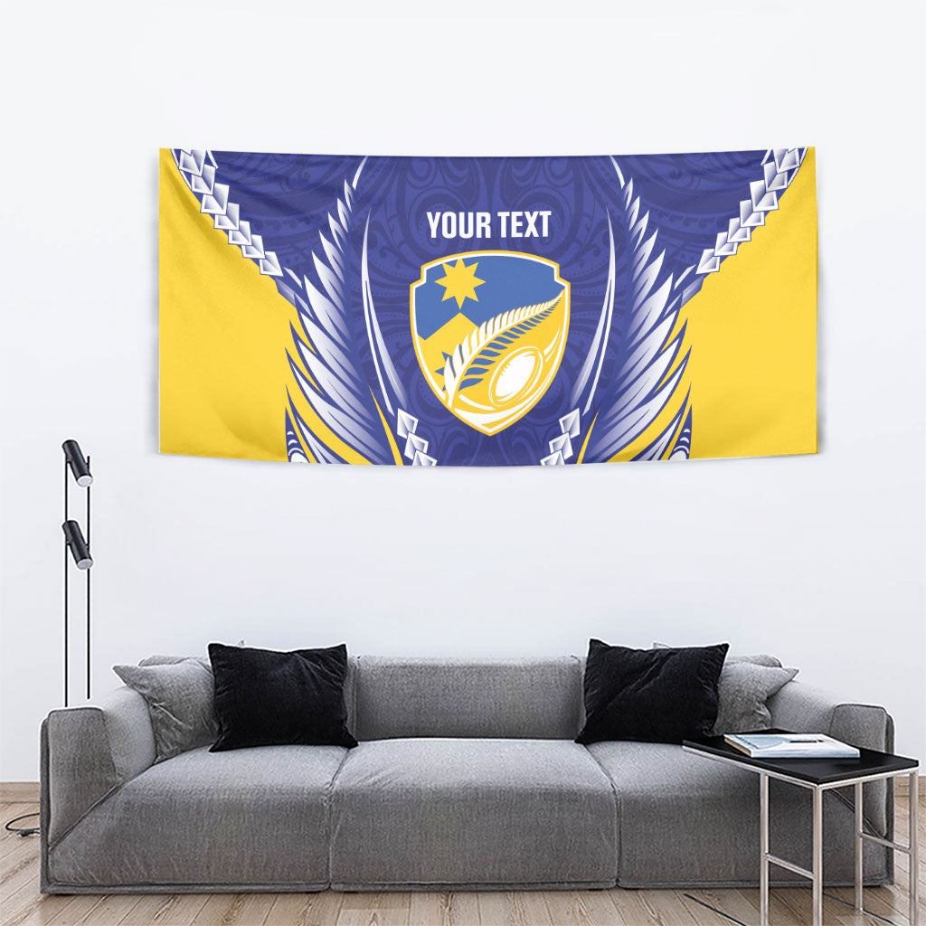 Otago 2026 Rugby Custom Tapestry NZ Maori Silver Fern